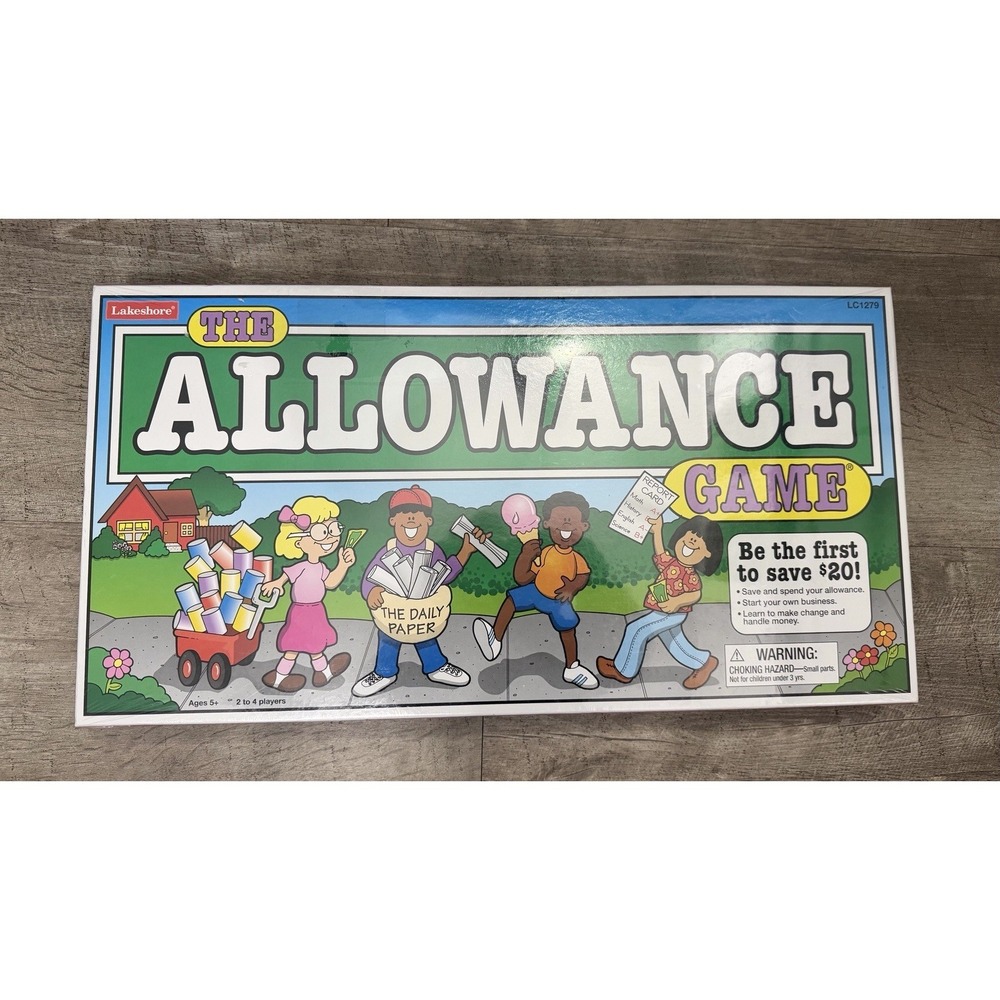 Lakeshore The Allowance Board Game Educational Teach‎ Kids Money Management! NEW